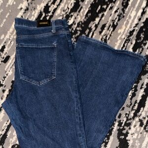 Express Women's Blue Wide Leg Jeans